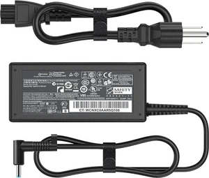 65W Laptop Charger Compatible with HP Pavilion x360 14 15 17 Envy 13 15 X360 Elitebook 840 G5 Zbook 14u G4 G5 15u 15 G3 ProBook Chromebook Spectre 19.5V 3.33A Adapter Power Cord Blue Tip 65W Laptop Charger Compatible with HP Pavilion x360 14 15 17 Envy 13 15 X360 Elitebook 840 G5 Zbook 14u G4 G5 15u 15 G3 ProBook Chromebook Spectre 19.5V 3.33A Adapter Power Cord Blue Tip