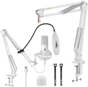 USB Microphone, 192kHz/24bit Plug & Play PC Computer Podcast Condenser Cardioid Metal Mic Kit with P USB Microphone, 192kHz/24bit Plug & Play PC Computer Podcast Condenser Cardioid Metal Mic Kit with P