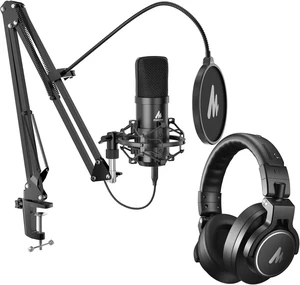 USB XLR Condenser Microphone: PC Computer Podcast Stream Gaming Cardioid Metal Mic Kit with Studio H USB XLR Condenser Microphone: PC Computer Podcast Stream Gaming Cardioid Metal Mic Kit with Studio H