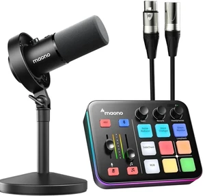 USB XLR Dynamic Microphone for Podcast: PC Computer Gaming Mic with 192kHz/24bit for Studio Recordin USB XLR Dynamic Microphone for Podcast: PC Computer Gaming Mic with 192kHz/24bit for Studio Recordin