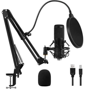 USB Gaming Microphone Streaming Podcast PC Microphone Condenser Mic Kit with Flexible Arm for Skype Youtuber Gaming Recording Singing PS4 Computer Studio Laptop USB Gaming Microphone Streaming Podcast PC Microphone Condenser Mic Kit with Flexible Arm for Skype Youtuber Gaming Recording Singing PS4 Computer Studio Laptop