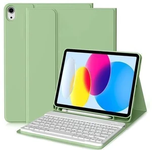 aoub for iPad 10th Generation Case with Keyboard 10.9 inch 2022, Detachable Bluetooth Keyboard, Smart Stand Folio Keyboard Cover with Pencil Holder for iPad 10th Gen, Light Green aoub for iPad 10th Generation Case with Keyboard 10.9 inch 2022, Detachable Bluetooth Keyboard, Smart Stand Folio Keyboard Cover with Pencil Holder for iPad 10th Gen, Light Green