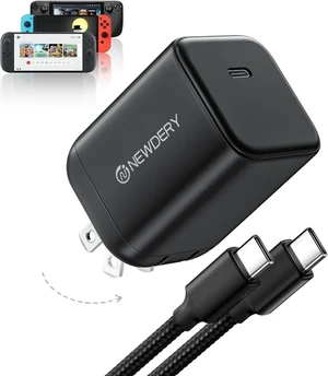USB-C 65W GaN Charger for Nintendo Switch 2 (TV Mode) Small PD PPS USB-C Fast Wall Charging Block with 5ft Cable for Switch Steam Deck ROG Ally iPhone Android Tablet & Laptop USB-C 65W GaN Charger for Nintendo Switch 2 (TV Mode) Small PD PPS USB-C Fast Wall Charging Block with 5ft Cable for Switch Steam Deck ROG Ally iPhone Android Tablet & Laptop