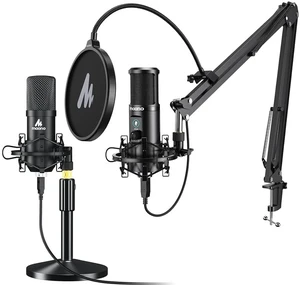 USB Microphone Kit 192KHZ/24BIT Professional Condenser Computer PC Mic Podcast Streaming Cardioid Mi USB Microphone Kit 192KHZ/24BIT Professional Condenser Computer PC Mic Podcast Streaming Cardioid Mi