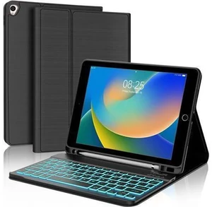 BORIYUAN New iPad 10.2 9th 8th 7th Generation 2021 Keyboard Case, 7 Colors Backlit Detachable Keyboard Slim Leather Folio Smart Cover for iPad 10.2 Inch/iPad Air 10.5"(3rd Gen)/iPad Pro 10.5" Black BORIYUAN New iPad 10.2 9th 8th 7th Generation 2021 Keyboard Case, 7 Colors Backlit Detachable Keyboard Slim Leather Folio Smart Cover for iPad 10.2 Inch/iPad Air 10.5"(3rd Gen)/iPad Pro 10.5" Black