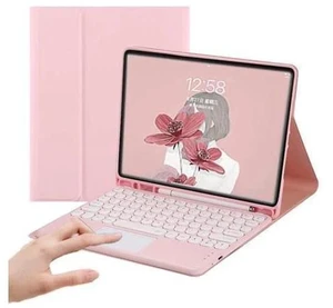 AnMengXinLing Keyboard Case for iPad Pro 11 2022/2021/2020-Touchpad Detachable Keyboard with Pencil Holder Folio Smart Cover with Keyboard for iPad Pro 11inch 4th/3rd/2nd Gen,Pink AnMengXinLing Keyboard Case for iPad Pro 11 2022/2021/2020-Touchpad Detachable Keyboard with Pencil Holder Folio Smart Cover with Keyboard for iPad Pro 11inch 4th/3rd/2nd Gen,Pink