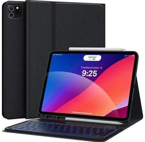 CHESONA Keyboard for iPad Pro 12.9 2022 6th Generation, iPad Pro 12.9 Case with Keyboard 5th/4th/3rd Gen - 7 Colors Backlit - Detachable - Pencil Holder - Stand Cover -iPad Pro 12.9 Keyboard, Black CHESONA Keyboard for iPad Pro 12.9 2022 6th Generation, iPad Pro 12.9 Case with Keyboard 5th/4th/3rd Gen - 7 Colors Backlit - Detachable - Pencil Holder - Stand Cover -iPad Pro 12.9 Keyboard, Black