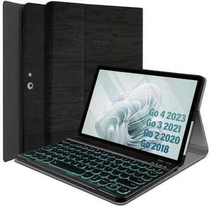 Wineecy Backlit Keyboard Case for Microsoft Surface Go 4 2023 /Go 3 2021 /Go 2 2020 /Surface Go 2018 Tablet,7 Colors Backlight Magnetic Detachable Wireless Keyboard with Premium PU Cover Case Wineecy Backlit Keyboard Case for Microsoft Surface Go 4 2023 /Go 3 2021 /Go 2 2020 /Surface Go 2018 Tablet,7 Colors Backlight Magnetic Detachable Wireless Keyboard with Premium PU Cover Case