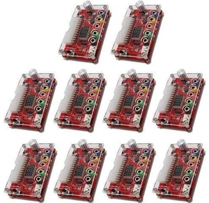 24 Pins ATX Power Supply Breakout Board and Acrylic Case Kit Module Adapter PC Power Connector Support 3.3V/5V/12V 1.8V-10.8V(ADJ) (10pcs) 24 Pins ATX Power Supply Breakout Board and Acrylic Case Kit Module Adapter PC Power Connector Support 3.3V/5V/12V 1.8V-10.8V(ADJ) (10pcs)