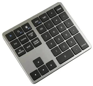 35 Key Digital Keypad Wireless BT Dual Mode Numeric Keypad Silent Mobile Phone Computer Compatible Numeric Keyboard 35 Key Digital Keypad Wireless BT Dual Mode Numeric Keypad Silent Mobile Phone Computer Compatible Numeric Keyboard