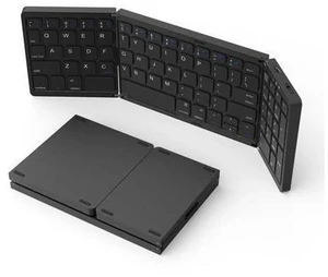 BRIMFORD Foldable Bluetooth Keyboard, Foldable Wireless Portable Keyboard with Numeric Keypad, USB-C Rechargeable Travel Keyboard for Laptop,Tablet,iPad,Smartphone(Black) BRIMFORD Foldable Bluetooth Keyboard, Foldable Wireless Portable Keyboard with Numeric Keypad, USB-C Rechargeable Travel Keyboard for Laptop,Tablet,iPad,Smartphone(Black)