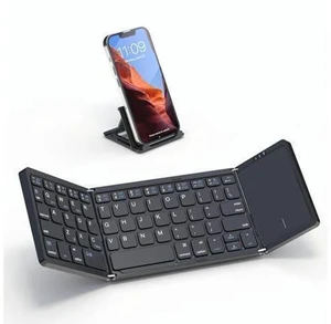 Artciety Foldable Bluetooth Keyboard, Folding Portable Wireless Keyboard with touchpad,Travel pocket Keyboard for IOS Android Windows Mac Smartphone Tablet & Laptop, Sync Up to 3 Devices, Black Artciety Foldable Bluetooth Keyboard, Folding Portable Wireless Keyboard with touchpad,Travel pocket Keyboard for IOS Android Windows Mac Smartphone Tablet & Laptop, Sync Up to 3 Devices, Black