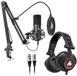 XLR/USB Condenser Microphone: 192kHz/24Bit Plug & Play PC Computer Podcast Cardioid Mic Kit with Sof XLR/USB Condenser Microphone: 192kHz/24Bit Plug & Play PC Computer Podcast Cardioid Mic Kit with Sof