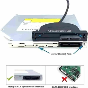 9.5mm Ultra Slimline SATA Internal Blu-ray Burner BU20N, Tray Loading Super Multi BD DVD CD Optical Disc Drive Writer, Support BDXL, M-DISC & 3D Blu-ray, Replacement ODD for Laptop & Desktop PC 9.5mm Ultra Slimline SATA Internal Blu-ray Burner BU20N, Tray Loading Super Multi BD DVD CD Optical Disc Drive Writer, Support BDXL, M-DISC & 3D Blu-ray, Replacement ODD for Laptop & Desktop PC