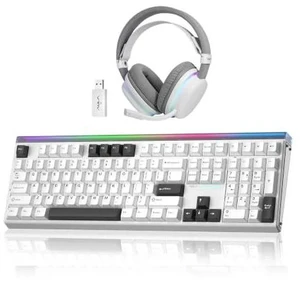 Aula Wireless Keyboard and Headset Combo, Aula H108 Wireless Keyboard G7 Wireless Headset Aula Wireless Keyboard and Headset Combo, Aula H108 Wireless Keyboard G7 Wireless Headset