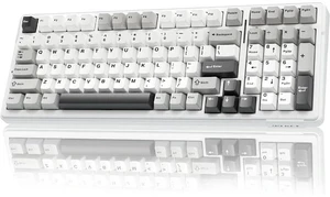 Eyesoul F99 Wireless Mechanical Keyboard,Tri-Mode BT5.0/2.4GHz/USB-C Hot Swappable Custom Keyboard,Pre-lubed Linear Switches,RGB Backlit Computer Gaming Keyboards for PC/Tablet/PS/Xbox Eyesoul F99 Wireless Mechanical Keyboard,Tri-Mode BT5.0/2.4GHz/USB-C Hot Swappable Custom Keyboard,Pre-lubed Linear Switches,RGB Backlit Computer Gaming Keyboards for PC/Tablet/PS/Xbox
