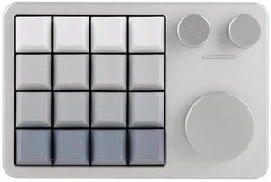 Cybrix 16 VIA Programmable Macro Pad - 16 Keys + 3 Knobs, Type-C Wired Aluminum Numpad, Hot-Swappabl Cybrix 16 VIA Programmable Macro Pad - 16 Keys + 3 Knobs, Type-C Wired Aluminum Numpad, Hot-Swappabl