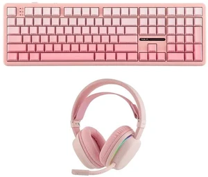 Aula F108 100% Mechanical Keyboard with G7 Wireless Gaming Headset Aula F108 100% Mechanical Keyboard with G7 Wireless Gaming Headset
