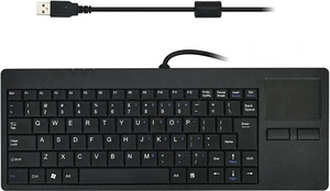 MCSaite Wired Silm Keyboard with Touchpad - Portable Scissors Foot Structure - USB Port with 1 Hubs Fit with Professional or Industrial Use for Computer Laptop Mac Notebook MCSaite Wired Silm Keyboard with Touchpad - Portable Scissors Foot Structure - USB Port with 1 Hubs Fit with Professional or Industrial Use for Computer Laptop Mac Notebook