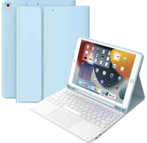 iPad Keyboard 9th Generation, Keyboard for iPad 8th Generation/7th Gen 10.2 Inch, Smart Trackpad, Detachable Wireless with Pencil Holder, Flip Stand Keyboard Case for iPad 9th/8th/7th Gen 10.2", Blue iPad Keyboard 9th Generation, Keyboard for iPad 8th Generation/7th Gen 10.2 Inch, Smart Trackpad, Detachable Wireless with Pencil Holder, Flip Stand Keyboard Case for iPad 9th/8th/7th Gen 10.2", Blue
