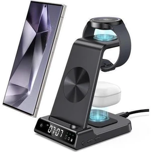 Wireless Charger for Devices, 4 in 1 Charging Station for Galaxy S24 Ultra/S24/S24+/S23 Ultra/Z Fold5/Z Flip, Galaxy Watch Charger for Galaxy Watch 6/6 Classic/5/5 Pro/4, Galaxy Buds 2 Wireless Charger for Devices, 4 in 1 Charging Station for Galaxy S24 Ultra/S24/S24+/S23 Ultra/Z Fold5/Z Flip, Galaxy Watch Charger for Galaxy Watch 6/6 Classic/5/5 Pro/4, Galaxy Buds 2