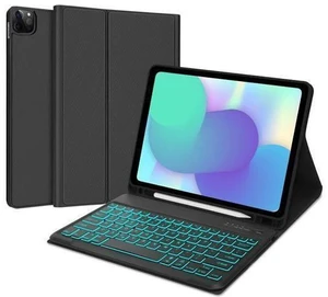 Keyboard Case for iPad Air 13-inch (M2, 2024) & iPad Pro 12.9 (6th 2022/5th 2021/4th 2020/3rd 2018 Gen), Detachable Bluetooth Keyboard| Smart 7 Color Backlit| Slim Protection Cover with Pencil Holder Keyboard Case for iPad Air 13-inch (M2, 2024) & iPad Pro 12.9 (6th 2022/5th 2021/4th 2020/3rd 2018 Gen), Detachable Bluetooth Keyboard| Smart 7 Color Backlit| Slim Protection Cover with Pencil Holder