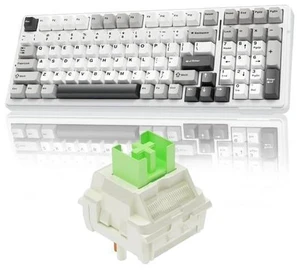 AULA F99 Wireless Mechanical Keyboard, Tri-Mode BT5.0/2.4GHz/USB-C Hot Swappable Custom Keyboard + LEOBOG Reaper Switches AULA F99 Wireless Mechanical Keyboard, Tri-Mode BT5.0/2.4GHz/USB-C Hot Swappable Custom Keyboard + LEOBOG Reaper Switches