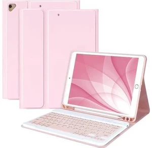 Keyboard Case for iPad 10.2" 9th 8th 7th Generation, with Detachable Bluetooth and Pencil Holder, 10.2 Inch/iPad Air 10.5"(3rd Gen)/iPad Pro 10.5 in, Auto Sleep/Wake Function (Pink) Keyboard Case for iPad 10.2" 9th 8th 7th Generation, with Detachable Bluetooth and Pencil Holder, 10.2 Inch/iPad Air 10.5"(3rd Gen)/iPad Pro 10.5 in, Auto Sleep/Wake Function (Pink)