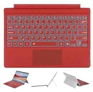 mobee Type Cover for Microsoft Surface Pro 7+/ Pro 7 / Pro 6 / Pro 5 / Pro 4 / Pro 3,Slim Bluetooch Type Keyboard with Multi-Touch Trackpad Tablet Keyboard (Red with Backlit) mobee Type Cover for Microsoft Surface Pro 7+/ Pro 7 / Pro 6 / Pro 5 / Pro 4 / Pro 3,Slim Bluetooch Type Keyboard with Multi-Touch Trackpad Tablet Keyboard (Red with Backlit)