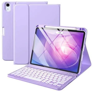Harvopu iPad Air 11-inch M2/ 10.9 Inch Air 5th 4th Generation Case with Keyboard - Backlit Wireless Detachable, Folio Cover with Pencil Holder for iPad Air 11 2024/ Air 5 2022/ Air 4 (Purple) Harvopu iPad Air 11-inch M2/ 10.9 Inch Air 5th 4th Generation Case with Keyboard - Backlit Wireless Detachable, Folio Cover with Pencil Holder for iPad Air 11 2024/ Air 5 2022/ Air 4 (Purple)