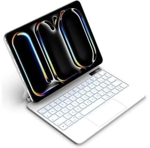 GOOJODOQ Magnetic Keyboard Case for iPad Pro 11-inch(M4,2024),Click-Anywhere Trackpad with 7 Color Backlit for iPad Pro 11 Keyboard-Black-White GOOJODOQ Magnetic Keyboard Case for iPad Pro 11-inch(M4,2024),Click-Anywhere Trackpad with 7 Color Backlit for iPad Pro 11 Keyboard-Black-White