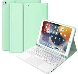 iPad Keyboard 9th Generation, Keyboard for iPad 8th Generation/7th Gen 10.2 Inch, Smart Trackpad, Detachable Wireless with Pencil Holder, Flip Stand Keyboard Case for iPad 9th/8th/7th Gen 10.2", Green iPad Keyboard 9th Generation, Keyboard for iPad 8th Generation/7th Gen 10.2 Inch, Smart Trackpad, Detachable Wireless with Pencil Holder, Flip Stand Keyboard Case for iPad 9th/8th/7th Gen 10.2", Green