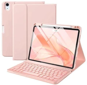 Harvopu iPad Air 11-inch M2/ 10.9 Inch Air 5th 4th Generation Case with Keyboard - Backlit Wireless Detachable, Folio Cover with Pencil Holder for iPad Air 11 2024/ Air 5 2022/ Air 4 (Pink) Harvopu iPad Air 11-inch M2/ 10.9 Inch Air 5th 4th Generation Case with Keyboard - Backlit Wireless Detachable, Folio Cover with Pencil Holder for iPad Air 11 2024/ Air 5 2022/ Air 4 (Pink)