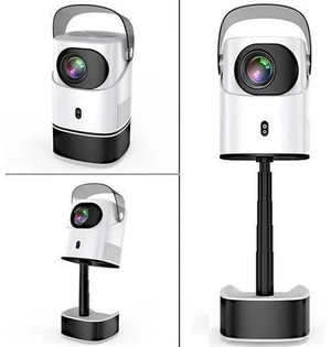 Mini Projector with WiFi and Bluetooth, 1080P Portable Movie Projector with 500 ANSI Lumens, Smart Android TV Projector Built-in Netflix/YouTube, Electric Focus, for Bedroom and Apartment(Rose Gold) Mini Projector with WiFi and Bluetooth, 1080P Portable Movie Projector with 500 ANSI Lumens, Smart Android TV Projector Built-in Netflix/YouTube, Electric Focus, for Bedroom and Apartment(Rose Gold)