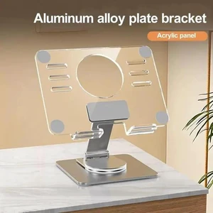 Physowell Tablet Holder,acrylic iPad Stand, 360 Rotating Base,Foldable Adjustable Tablet Stand,Tablet Stand for Desk,Compatible with iPad Pro Air Mini 4 to 12.9-inchTablet Physowell Tablet Holder,acrylic iPad Stand, 360 Rotating Base,Foldable Adjustable Tablet Stand,Tablet Stand for Desk,Compatible with iPad Pro Air Mini 4 to 12.9-inchTablet