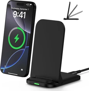 Wireless Fast Charger Stand Foldable Wireless Charger Fast Charging Station Android Phone Charger Stand for Galaxy S25 Edge S25 Ultra S25 S24 S23 S22 S21 iPhone 16e 16 Pro Max 15 14 13 Wireless Fast Charger Stand Foldable Wireless Charger Fast Charging Station Android Phone Charger Stand for Galaxy S25 Edge S25 Ultra S25 S24 S23 S22 S21 iPhone 16e 16 Pro Max 15 14 13