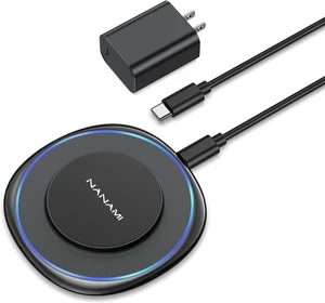 Magnetic Wireless Charger Compatible with MagSafe Charger for iPhone 17/17 Air/16/15/14/13 Pro/Plus Fast Wireless Charging Pad Phone Charger Mat for AirPods 3/2 Pro with USB-C 20W PD Adapter Magnetic Wireless Charger Compatible with MagSafe Charger for iPhone 17/17 Air/16/15/14/13 Pro/Plus Fast Wireless Charging Pad Phone Charger Mat for AirPods 3/2 Pro with USB-C 20W PD Adapter