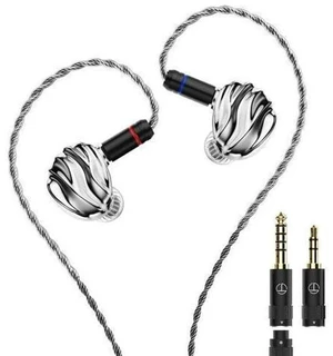 Shell 3DD+1Planar in-Ear Headphone 2Pin Detachable Cable Design Interchangeable Filter Nozzles (no mic) Shell 3DD+1Planar in-Ear Headphone 2Pin Detachable Cable Design Interchangeable Filter Nozzles (no mic)