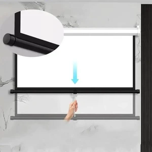 Manual Projector Screen Retractable 72inch, Portable Projector Screen Pull Down HD Projector Screen with Auto Lock Anti-Crease(72inch(182cm)-4:3) Manual Projector Screen Retractable 72inch, Portable Projector Screen Pull Down HD Projector Screen with Auto Lock Anti-Crease(72inch(182cm)-4:3)
