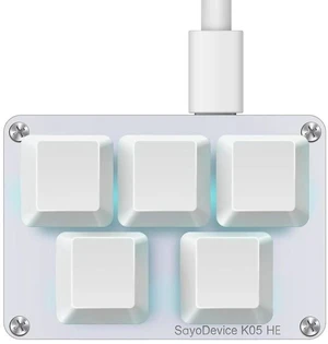 K05 HE Rapid Trigger Hall Effect Mini Keyboard Suitable for OSU and Geometry Dash Rhythm Game Macro K05 HE Rapid Trigger Hall Effect Mini Keyboard Suitable for OSU and Geometry Dash Rhythm Game Macro