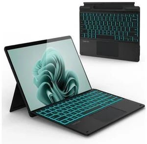 typecase Surface Pro 9 Keyboard, Compatible with Microsoft Surface Pro 11 10 9 8 X, 13 Inch Bluetooth Wireless Type Cover Keyboard with 11-Color Backlit & Pen Holder - Black typecase Surface Pro 9 Keyboard, Compatible with Microsoft Surface Pro 11 10 9 8 X, 13 Inch Bluetooth Wireless Type Cover Keyboard with 11-Color Backlit & Pen Holder - Black