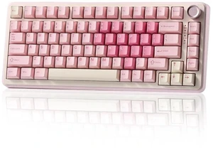 B75 PRO Wireless Mechanical Keyboard,75% Layout with Knob,Hot Swap Gasket Custom Structure,Creamy Pr B75 PRO Wireless Mechanical Keyboard,75% Layout with Knob,Hot Swap Gasket Custom Structure,Creamy Pr