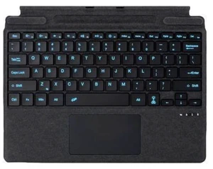 Zoof Type Cover for Microsoft Surface Pro 11 / Pro 10 / Pro 9 / Pro 8 / Pro X, 13 inch, Portable Slim Bluetooch Keyboard with Touchpad, Pen Holder (Black with Backlit) Zoof Type Cover for Microsoft Surface Pro 11 / Pro 10 / Pro 9 / Pro 8 / Pro X, 13 inch, Portable Slim Bluetooch Keyboard with Touchpad, Pen Holder (Black with Backlit)