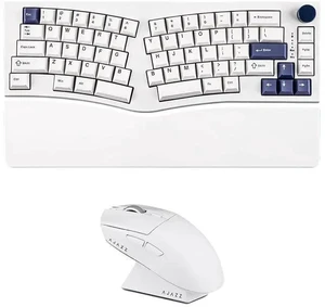 Alice80 68 Keys Ergonomic Mechanical Keyboard with AJ139 V2 MC Gaming Mouse with Charging Base Alice80 68 Keys Ergonomic Mechanical Keyboard with AJ139 V2 MC Gaming Mouse with Charging Base