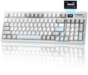 IF99 Wireless Mechanical Gaming Keyboard with Smart LCD Display, QMK/VIA Programmable BT/2.4G/USB-C IF99 Wireless Mechanical Gaming Keyboard with Smart LCD Display, QMK/VIA Programmable BT/2.4G/USB-C