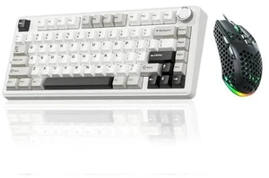 A75 and SM900,Wireless Keyboard and Mouse Combo for Gaming,Black A75 and SM900,Wireless Keyboard and Mouse Combo for Gaming,Black