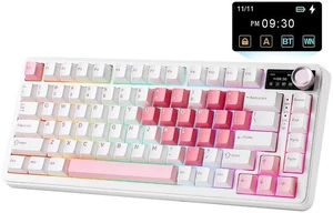B75 PRO MAX QMK/VIA Wireless Mechanical Keyboard | 75% Layout with Screen and Knob, Custom Hot Swap, B75 PRO MAX QMK/VIA Wireless Mechanical Keyboard | 75% Layout with Screen and Knob, Custom Hot Swap,