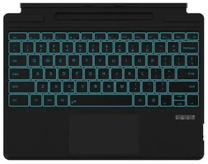 Surface Pro Keyboard for Microsoft Surface Pro 11/10/9/8/X, Surface Pro Bluetooth Type Cover with 7 Colors Backlit, Touchpad, Sleep/Wake Function, Pencil Holder, Rechargeable Battery Surface Pro Keyboard for Microsoft Surface Pro 11/10/9/8/X, Surface Pro Bluetooth Type Cover with 7 Colors Backlit, Touchpad, Sleep/Wake Function, Pencil Holder, Rechargeable Battery