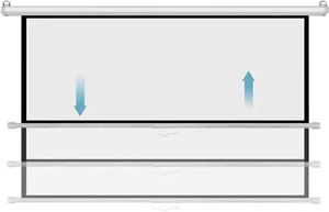 Retractable Projector Screen Wall Mount Projection Screen HD Movie Screen Portable Projector Curtain, Easy to Roll Up, Easy to Carry(72inch(183cm)) Retractable Projector Screen Wall Mount Projection Screen HD Movie Screen Portable Projector Curtain, Easy to Roll Up, Easy to Carry(72inch(183cm))