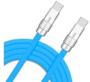 GentsStride Chubby 3.0 Extra Long Fast Charging Cable Durable USB Type-C Cables USB C to A Quick Charger Cord Ultra-Thick Silicone Charger, Sky Blue, Type-C to Type-C, 19.6 FT GentsStride Chubby 3.0 Extra Long Fast Charging Cable Durable USB Type-C Cables USB C to A Quick Charger Cord Ultra-Thick Silicone Charger, Sky Blue, Type-C to Type-C, 19.6 FT